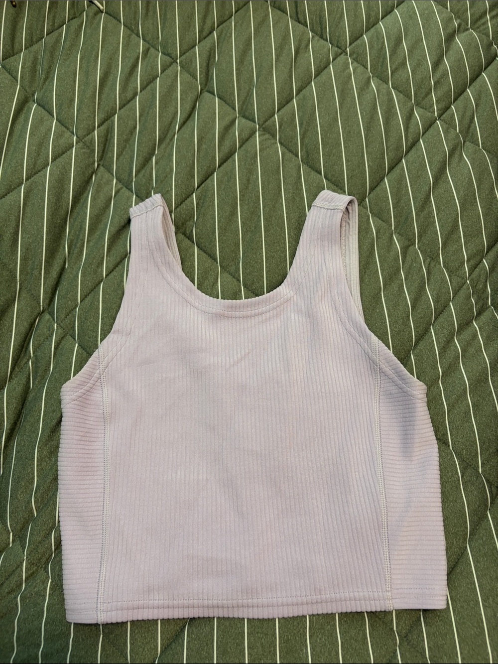lululemon athletica Ribbed Crop Tank - Light Lavender